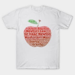 Physics Gift Apple Newton T-Shirt